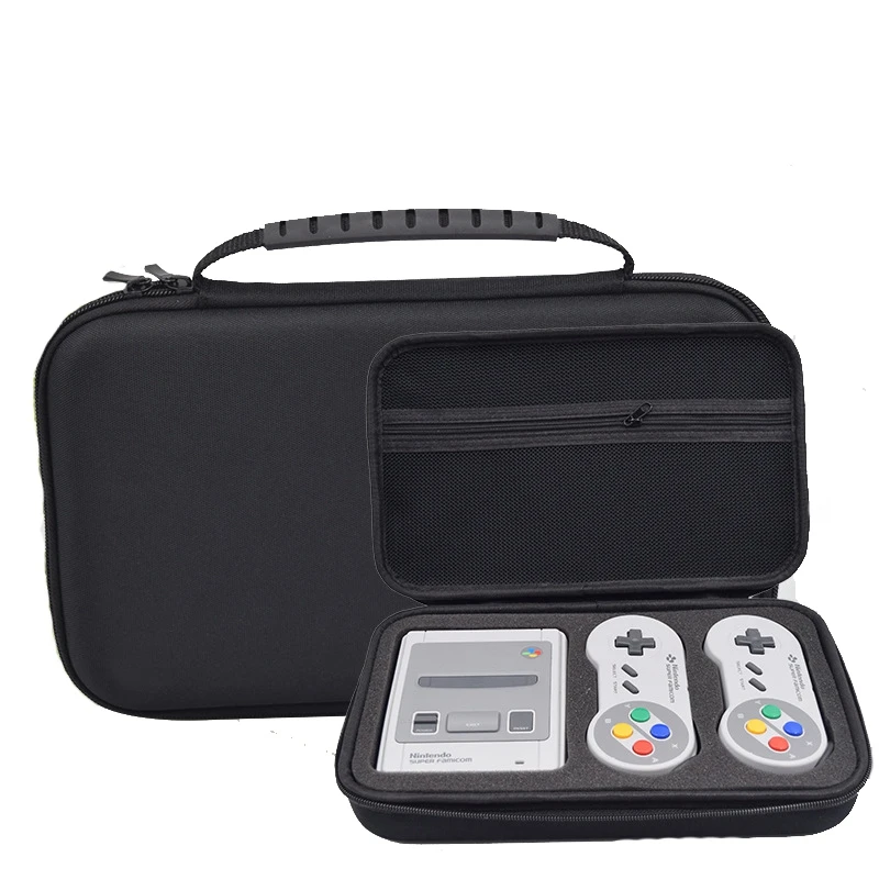 Лучшая сумка для игрового чехла AAAE Nintendo Switch SNES SFC Classic Mini 2 контроллеров чехол
