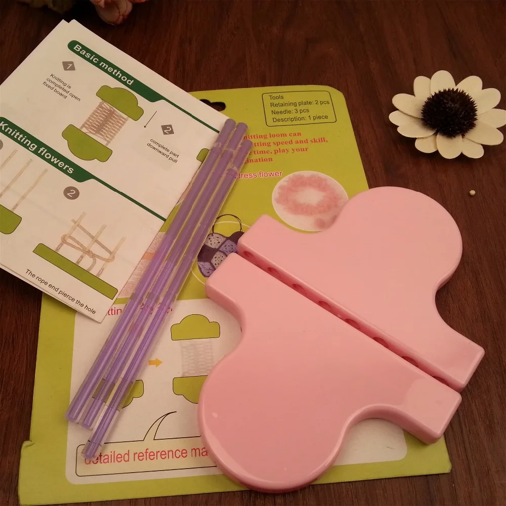 Бесплатная доставка пластиковый ткацкий станок для плетения простой инструмент