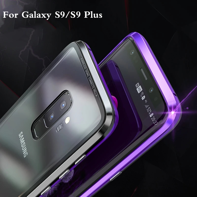Оригинальный Совершенно новый чехол на магните для samsung Galaxy S9 плюс Алюминий