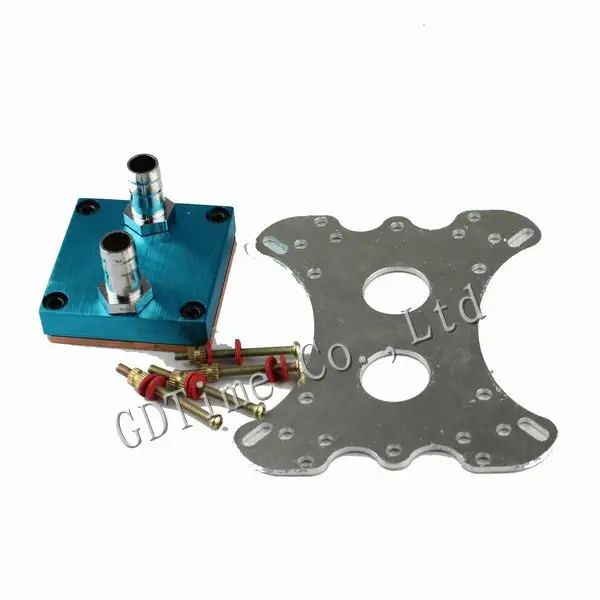 10 шт. в партии медный кулер для охлаждения воды компьютера процессора базовый