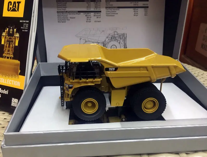 Редкий! Гусеница Cat 797F Майнинг грузовик Elite 1/125 масштаб металл модель от бренда