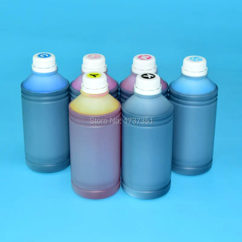 

6 color 1000ml dye ink refill for Epson Sure Lab D3000 printer
