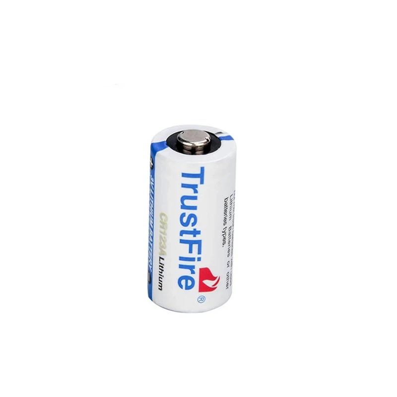 10 шт./лот TrustFire CR123A 3V 1400mAh одноразовая литиевая батарея для камеры/фонарика (не