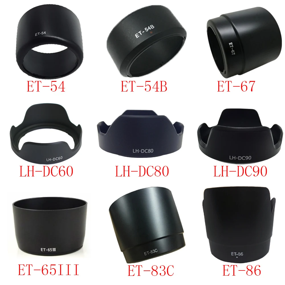 1 шт для ET 54 54B 67 LH DC60 DC80 DC90 65III 83C 86 камеры бленда объектива canon объектив