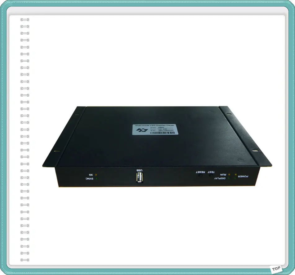 HUIDU A603 HD RGB видео двухрежимный светодиодный дисплей проигрыватель с отправкой в