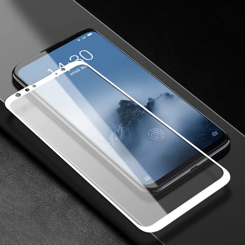 White Glass HD закаленное защитное стекло на мейзу м6 м6s м6 ноте стекло на meizu M6 M6S M6 Note 16th стекло на мейзу 16 16 th полный Экран Защитная крышка стекло на M6 M6S M6 Note Meizu 16th стекло 2.5D круглый край - Цвет: White Glass