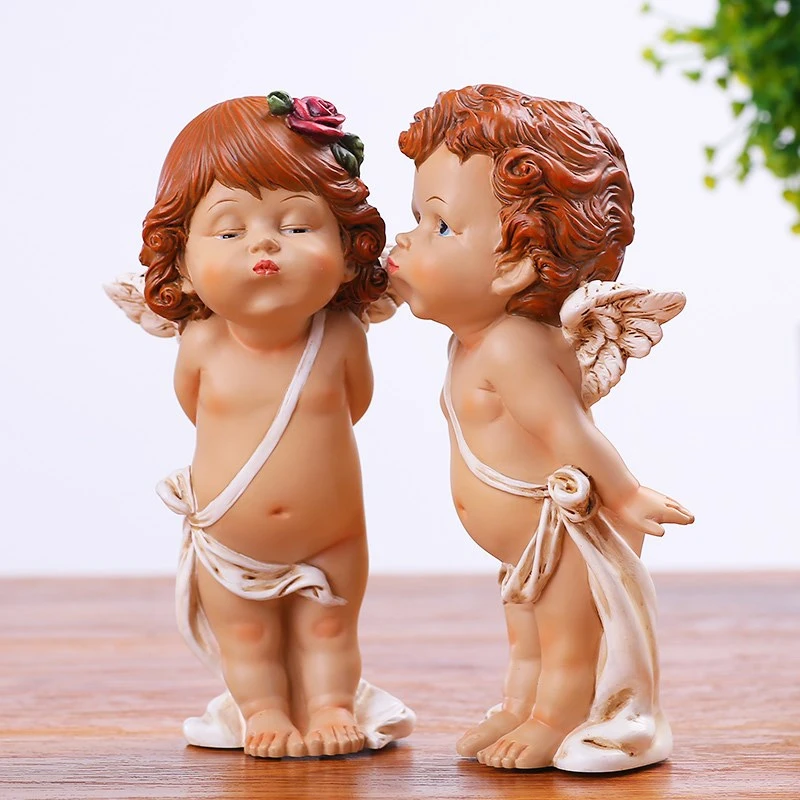 Новая Милая полимерная креативная миниатюрная фигурка для влюбленных и малышей