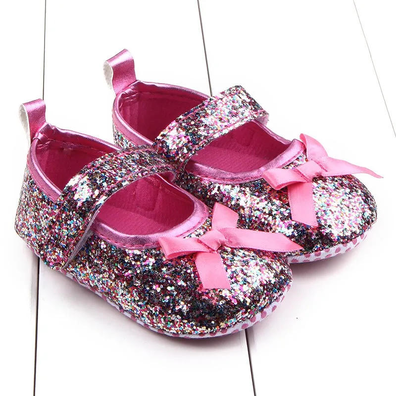 Шикарная мягкая подошва для девочек обувь малышей Модная хлопковая маленьких