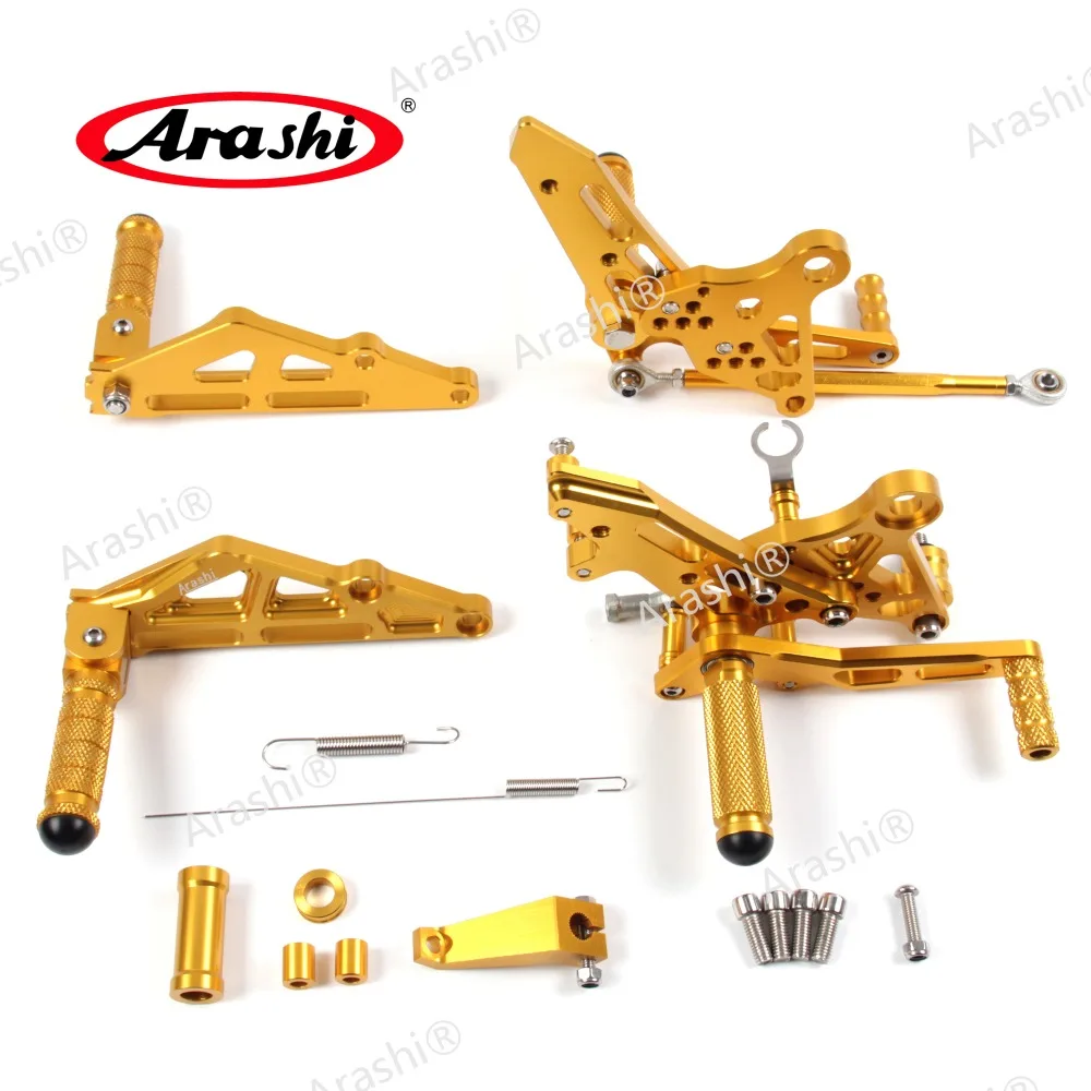 Регулируемые подножки Arashi CNC для HONDA MSX125 MSX 125 2013 2017 Rider задние комплекты ног 2014 2015