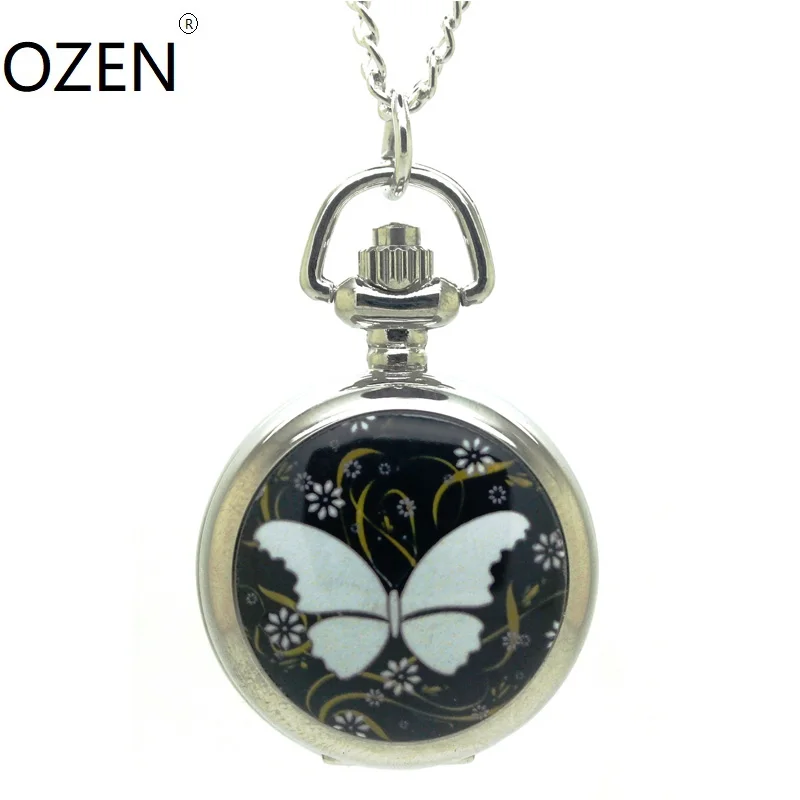 (6065) 12 шт./лот Серебряный оттенок эмаль в викторианском стиле черная бабочка