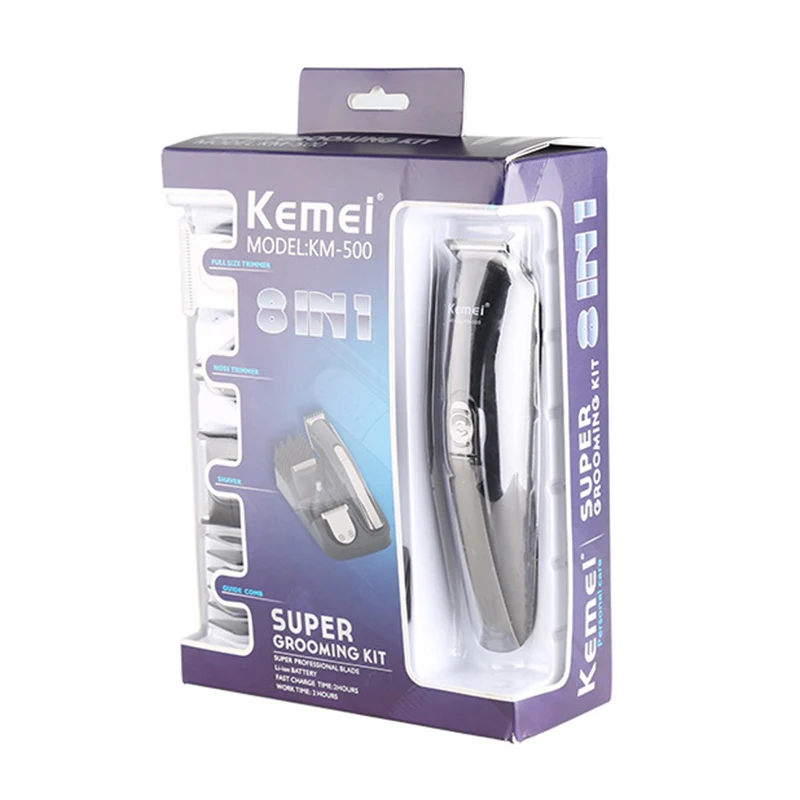 Electric clipper kemei hair barber trimmer electric shaver beard men shaving machine cutting nose | Бытовая техника