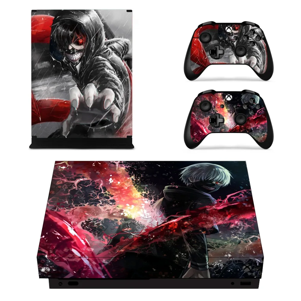 Аниме Tokyo Ghoul Лицевая панель консоль и наклейка на контроллер для Xbox One X |