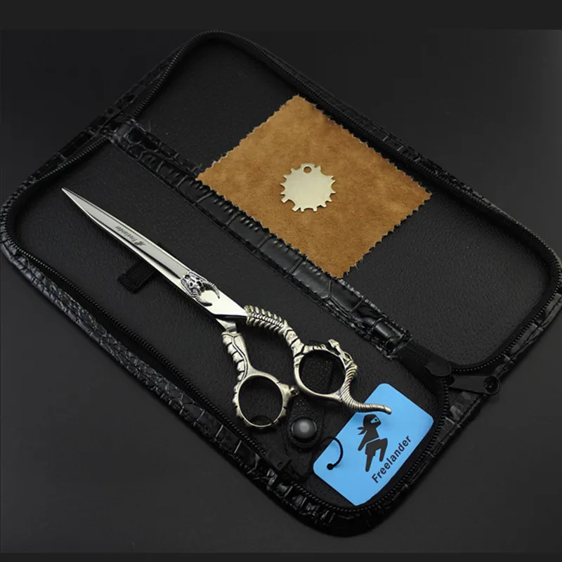 

Freelander 7inch Pet Shears for Dogs Hair Clipper Cutting Personality Tauren Style Japan 440c Steel Scissor Dog Grooming Tools