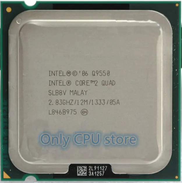 Процессор CORE 2 QUAD Q9550 процессор(2,83 ГГц/12 МБ кэш L2/FSB 1333) настольный процессор LGA 775