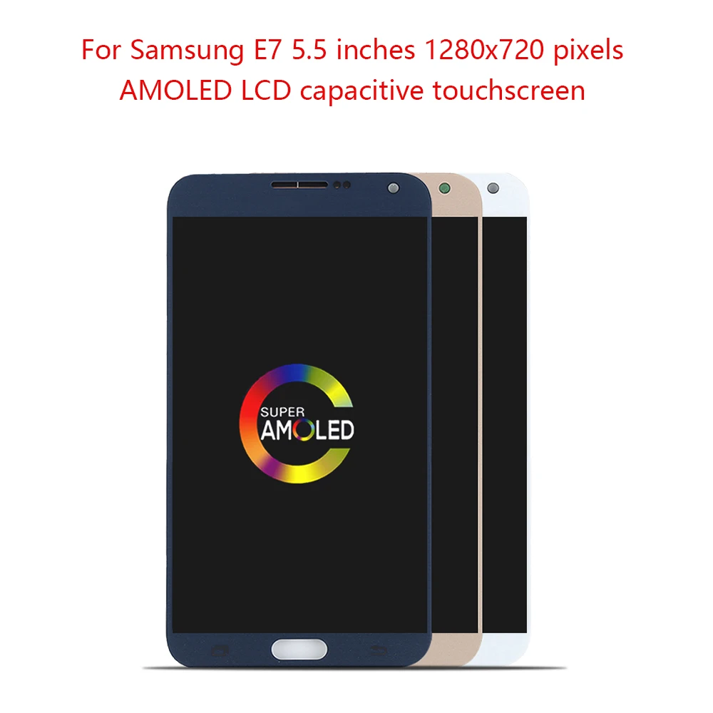 ЖК дисплей AMOLED 5 для Samsung Galaxy E7 E7000 с сенсорным экраном и дигитайзером в сборе
