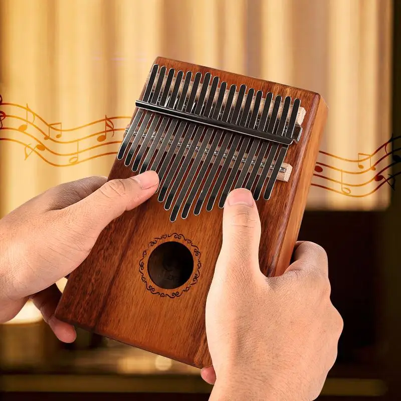 

Профессиональный калимба Mbira Calimba с 17 клавишами, Африканский большой палец, пианино, перкуссионный корпус, музыкальный инструмент с тюнером,...