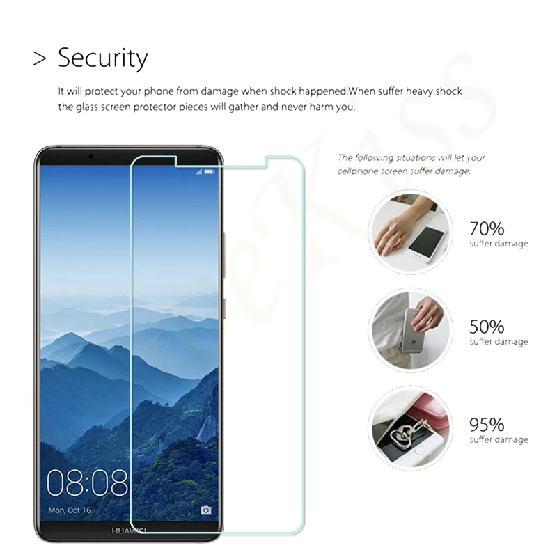 2.5D 9H закаленное стекло для Huawei Mate 10 Pro BLA L09 L29 Защитная пленка экрана Mate10