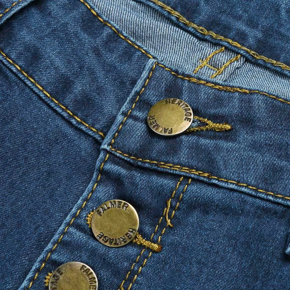 

Plus Size 4XL Skinny Jeans Women Denim Pants High Waisted Button Stretch Slim Pencil Pants Casual Long Trousers Ripped Jeans