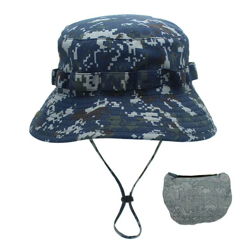 TACVASEN тактические шапки камуфляж страйкбол Boonie шляпа Военная армейская камуфляжная кепка Защита от солнца охотничьи рыбы снайперские ведра шляпы регулируемые