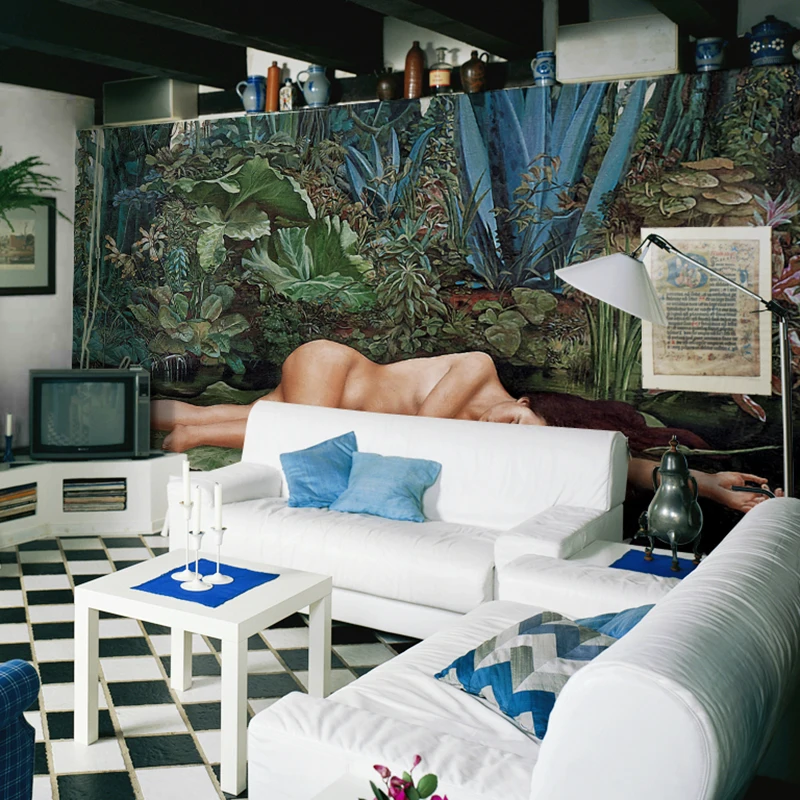 Пользовательская роспись на заказ 3D боди-арт обои Декор отель гостевая комната