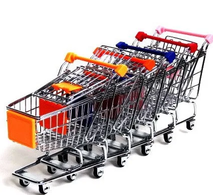 Мини Супермаркет ручные тележки корзина игрушка настольное украшение Телефон держатель для хранения подарки для девочек мальчиков Игрушка для дома