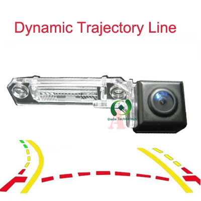 Dynamic Rearview Aycetry! динамическая траектория треков CCD HD Автомобильная камера заднего вида для VW/Passat b6/Sagitar/Touran/T5/Golf plus - Название цвета: Dynamic Rearview