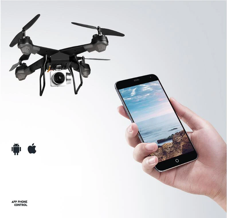 JDRC JD 10S JD10S WiFi FPV с 2 мегапиксельной широкоугольной HD камерой удержание высоты RC