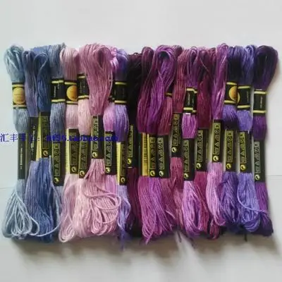 20 шт. смешанные цвета вышивка нитью крестом нитки аналогичный набор сделай сам