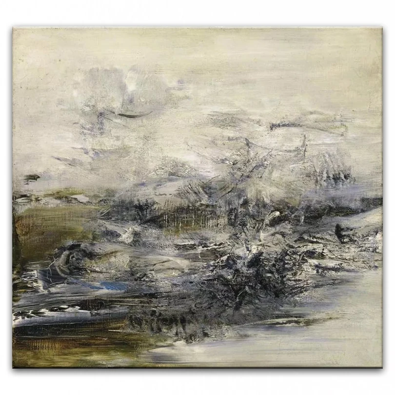 Pintura a Óleo Pintados à Mão Decoração de Casa Imagens da Arte Dongmei Pintura Abstrata Dm1712906