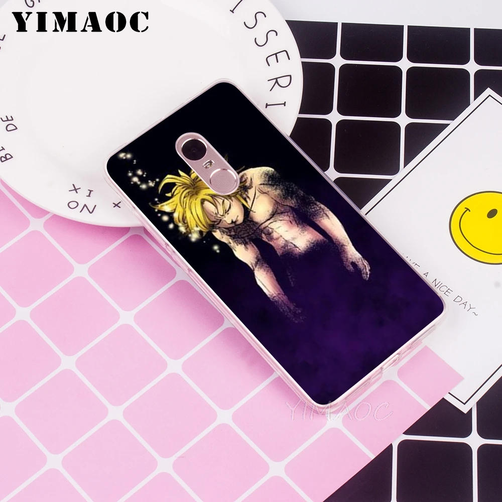 YIMAOC Nanatsu no TaizaiSoft TPU Case for Xiaomi Redmi 6 4X 5A 4A S2 Note 4 5 Pro Plus Mi 8 9 SE A2 A1 MiX 2S MAX 3 |