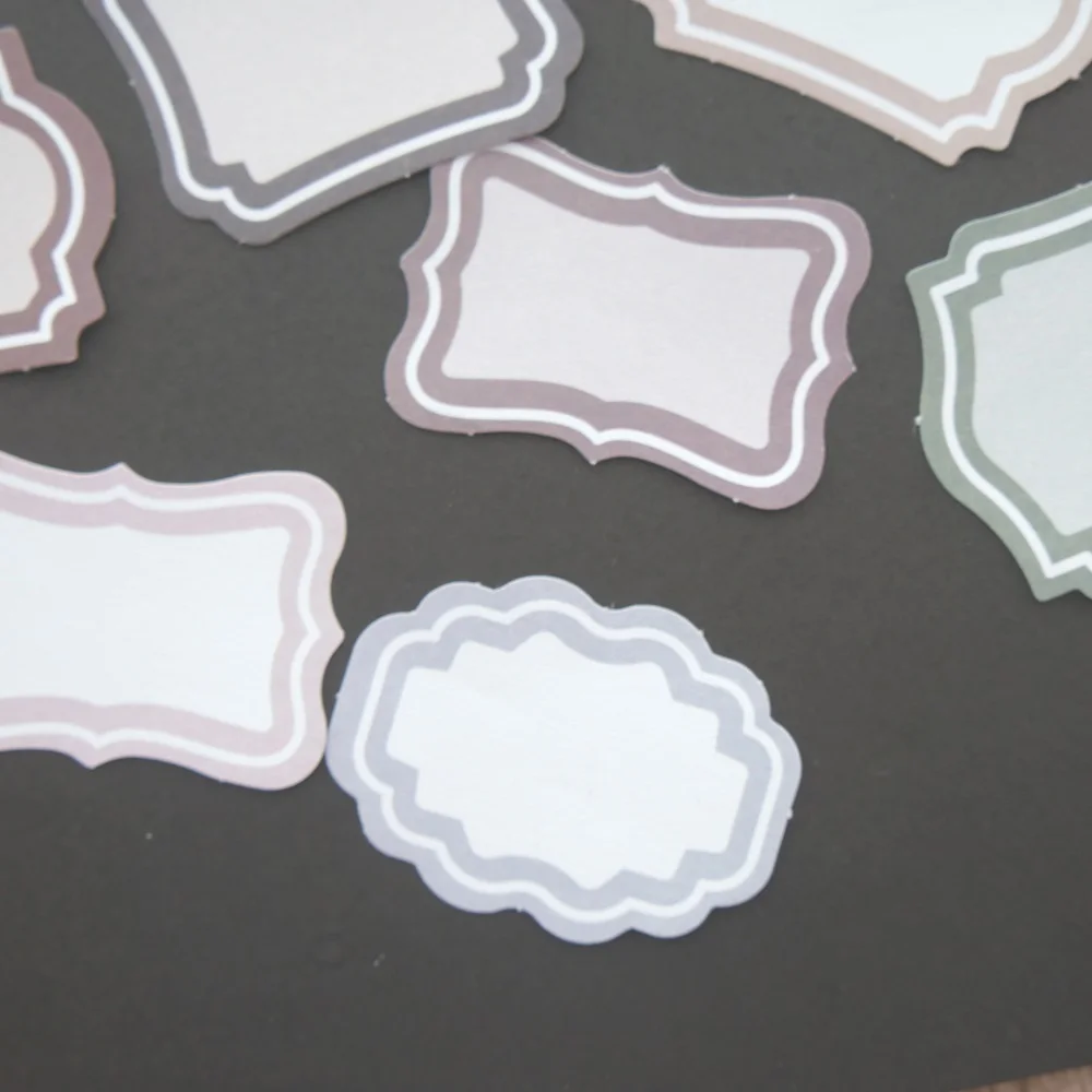 48 шт. наклейки на рамку можно писать в качестве подарочной бирки украшение для