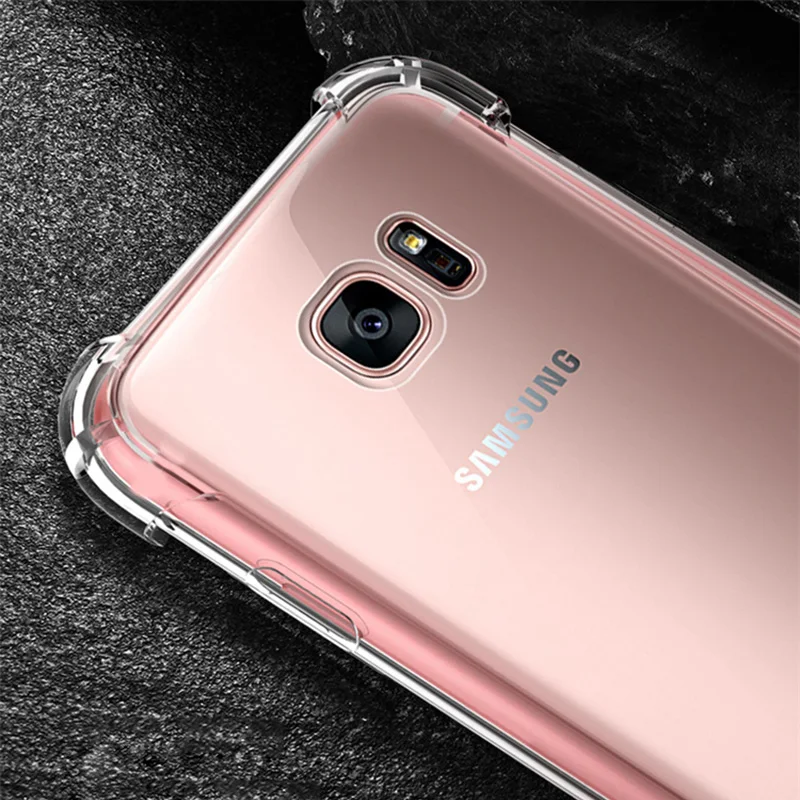 Мягкий TPU чехол для samsung Galaxy S7edge A5 A7 J5 J7 S8 S9 S10 Plus Note 9 8 A6 A8 плюс A7 A50 Силиконовый противоударный чехол