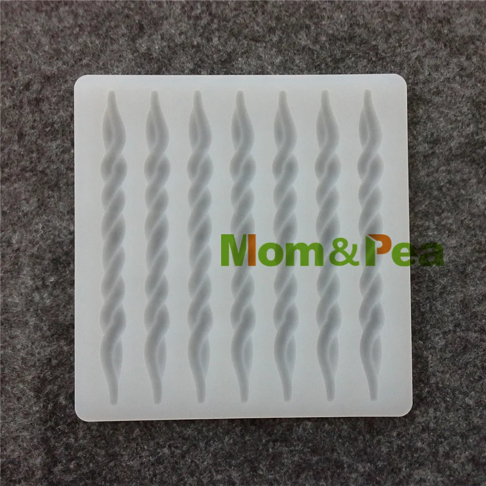 Mom & Pea CX056 Высококачественная силиконовая форма в форме веревки для шоколада