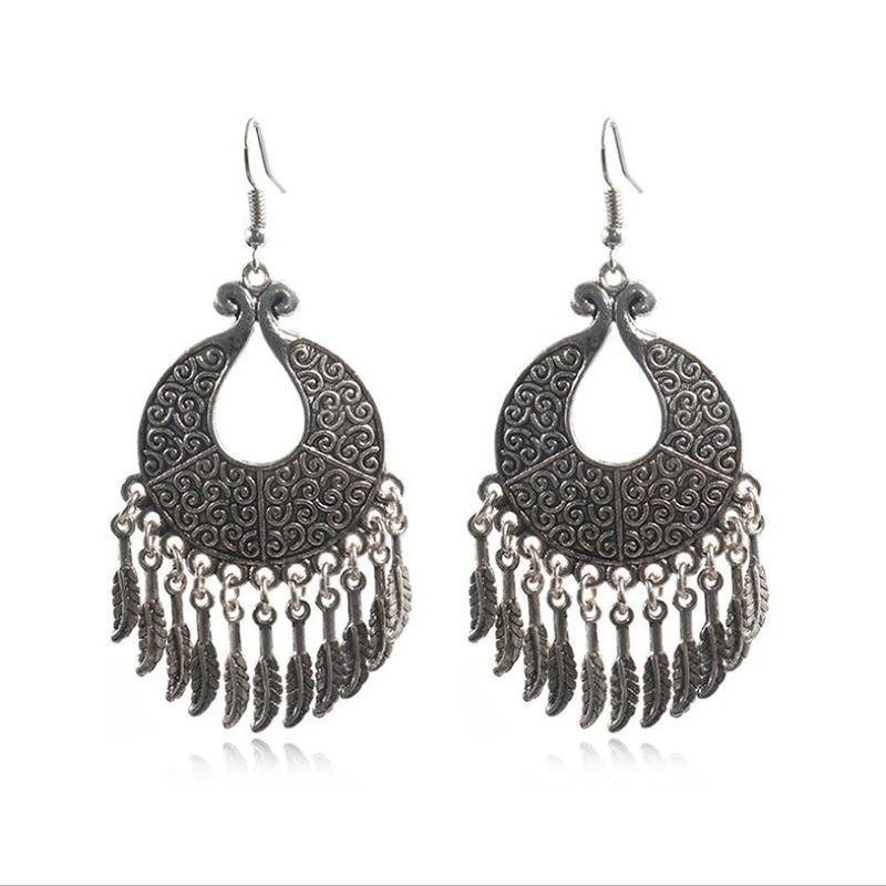 Женские винтажные серьги-подвески в этническом стиле | Украшения и аксессуары