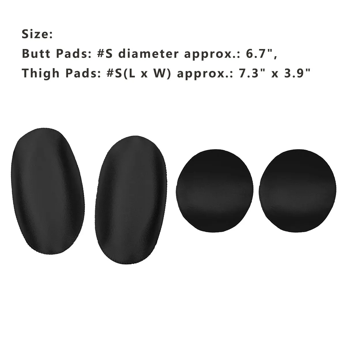 Black Small TiaoBug толстые многоразовые Съемные мягкие увеличивающие Лифтер контур нижнее белье вкладыши для увеличения объёма бедра губки колодки для трусиков нижнее белье - Цвет: Black Small