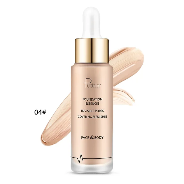 04 Pudaier Pore Cover Primer Maquillaje Профессиональный отбеливающий увлажняющий безпористый консилер основа для лица стойкий контур макияж - Цвет: 04
