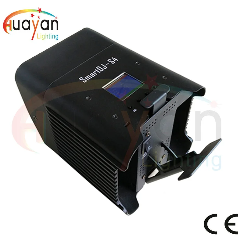 10 шт./упак. с футляром для полета SMART DJ S4 4x12 Вт RGBWA + UV 6 в 1 беспроводная светодиодная