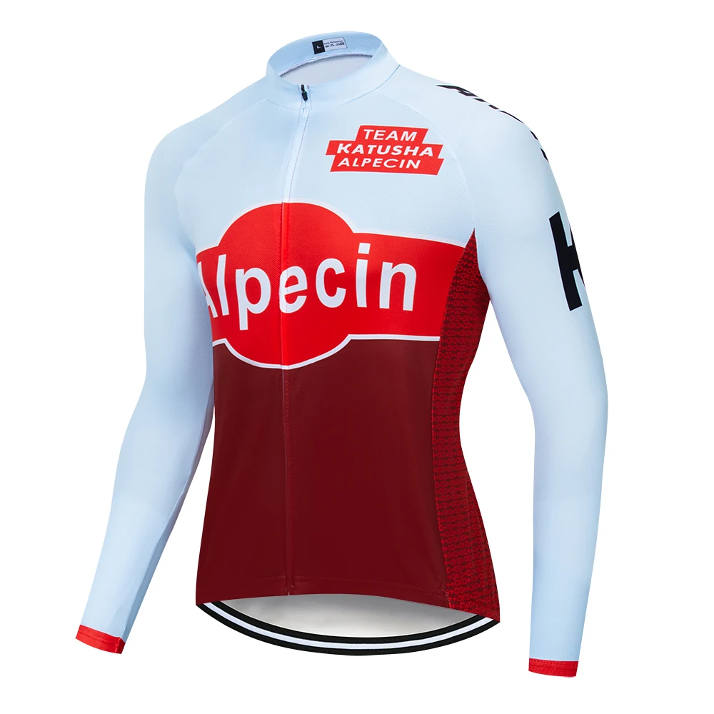 Alpecin 2019 Новая мужская весенняя и осенняя велосипедная майка с длинным рукавом MTB