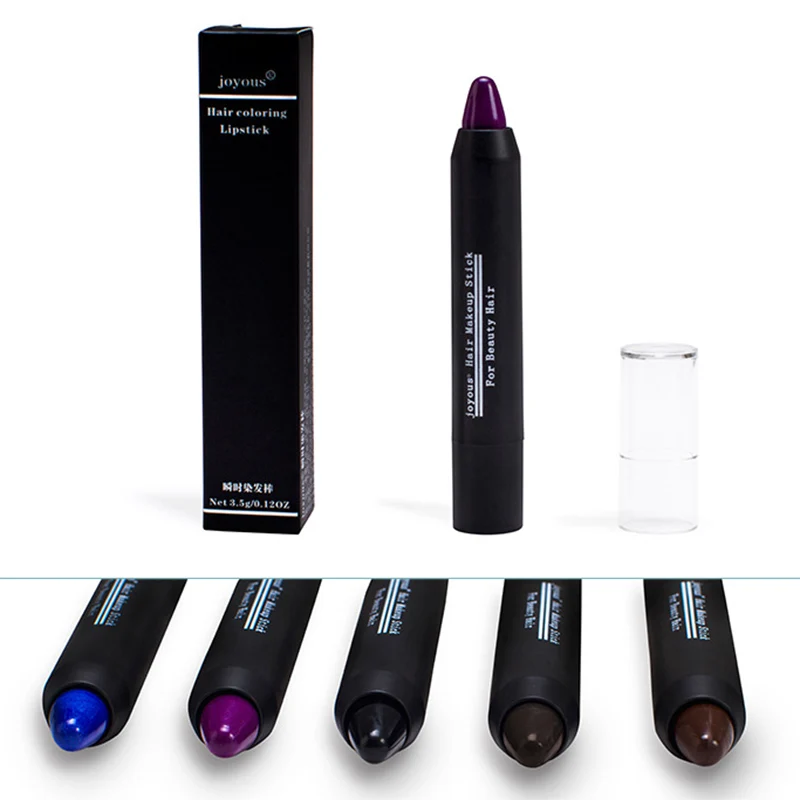 Быстро погибающая ручка для волос одноразовая Временная Краска цветные мелки