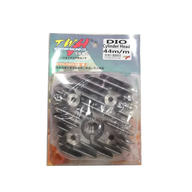 44mm Cylinder head ТВЧ модификация большого диаметра цилиндра комплект головки цилиндра Крышка для скутера Honda DIO DIO50 AF17 AF18 AF27 AF28 44 мм 48 мм 50 мм 54 мм - Цвет: 44mm Cylinder head