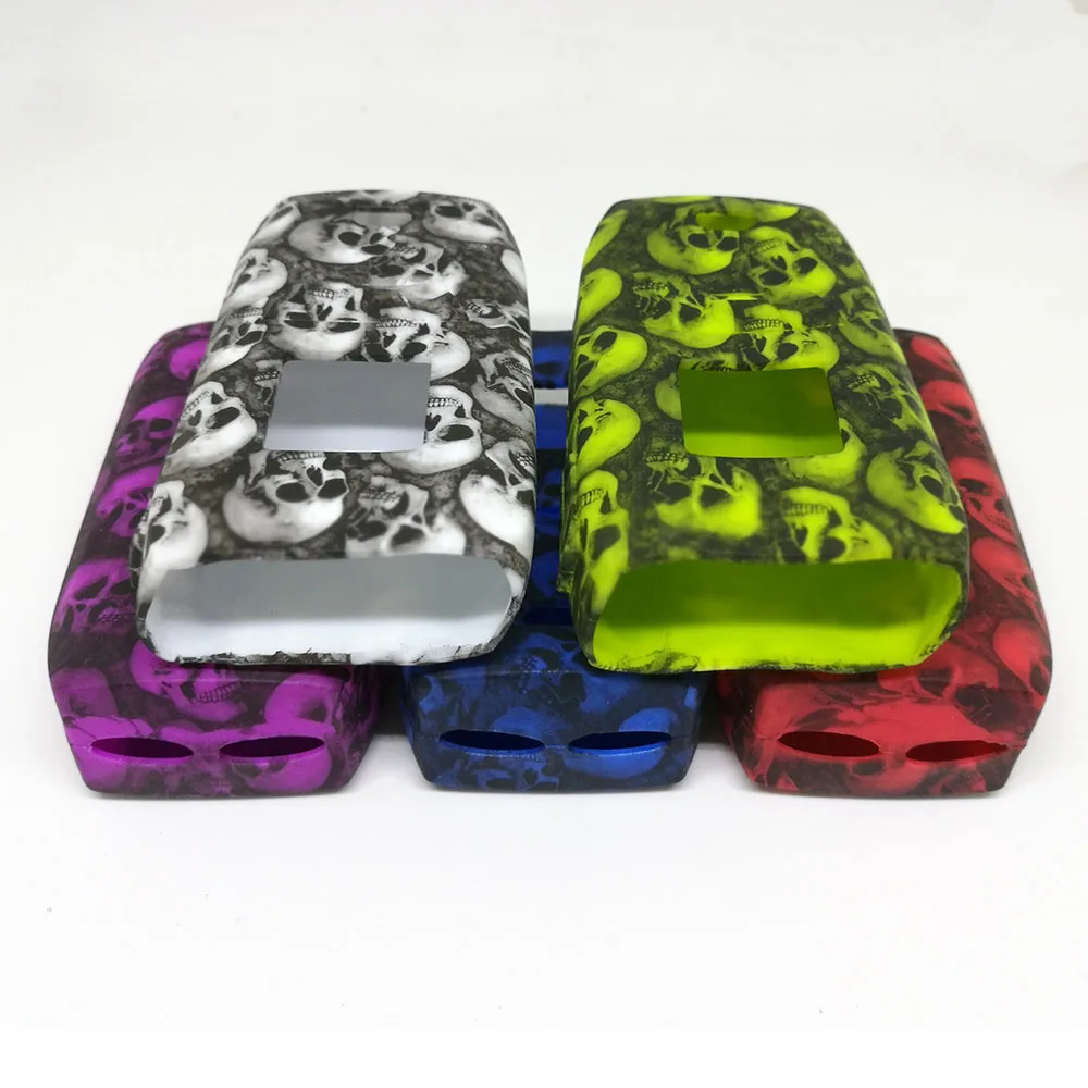 1 шт. случайный дизайн защитный силиконовый чехол с черепом для Vaporesso Revenger 220