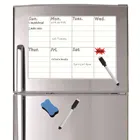 Магнитный Еженедельник для сухой чистки формата а4 для магнитов на холодильник, белая доска, органайзер, лист для оформления, блокнот, ежедневное расписание, маркер