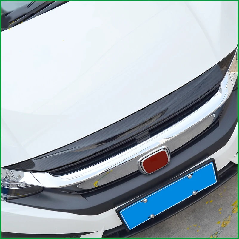 Подходит для Honda Civic Sedan 2016 2017 передняя крышка двигателя капот Гриль губ