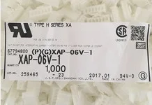 XAP-06V-1 CONN XA КОРПУС 6 POS 2 5 мм соединительные клеммы JST корпуса оригинальные детали |