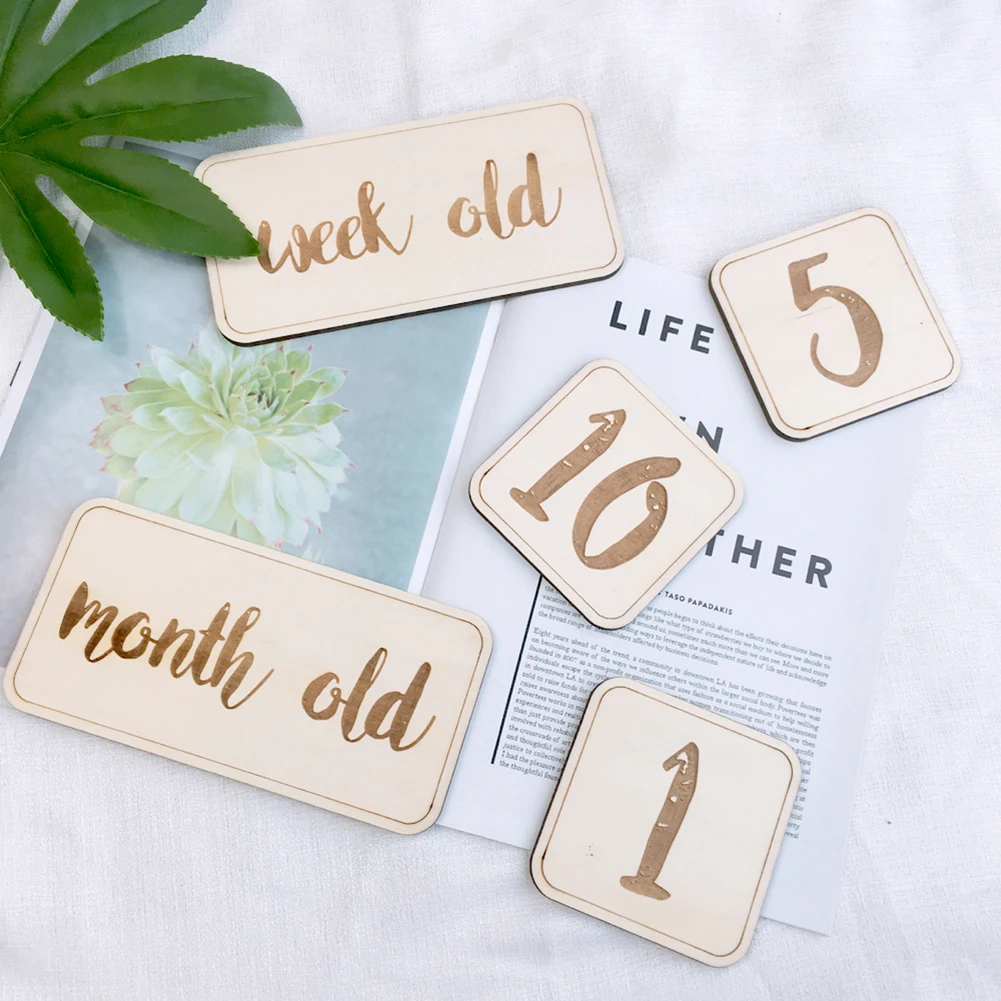 Лидер продаж день рождения неделя месяц сто дней деревянная памятная карта фото