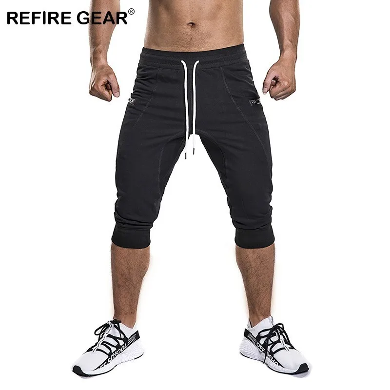 Мужские Мягкие Шорты Refire Gear летние хлопковые спортивные шорты для бега