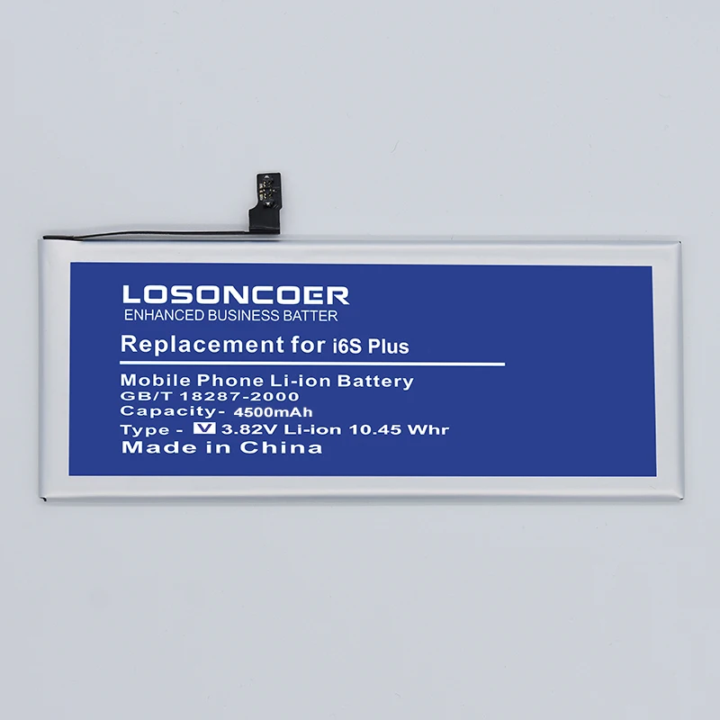 100% оригинал LOSONCOER 4500 мАч батарея для Iphone 6S PLUS 5 дюймов литий ионная + Подарочные