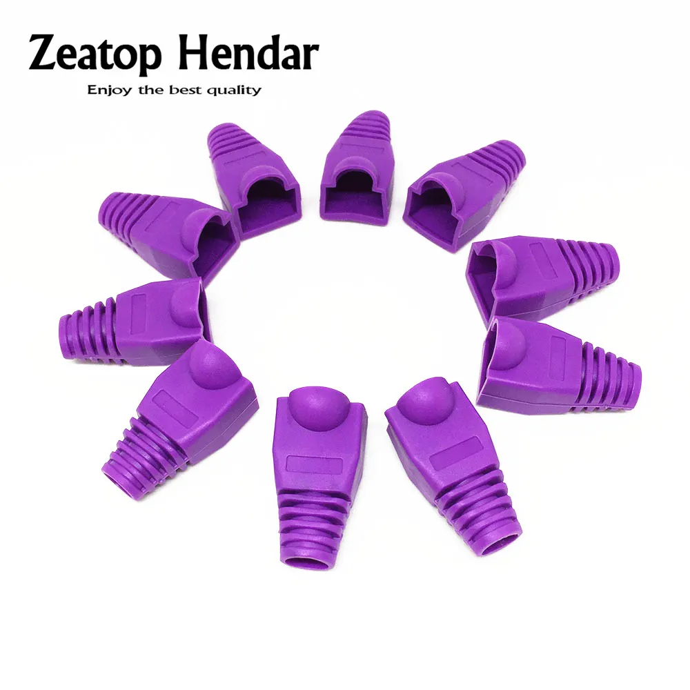 10 шт. CAT5E CAT6 RJ45 Разъемы Ethernet сетевой кабель снятие натяжения гнездо сапоги