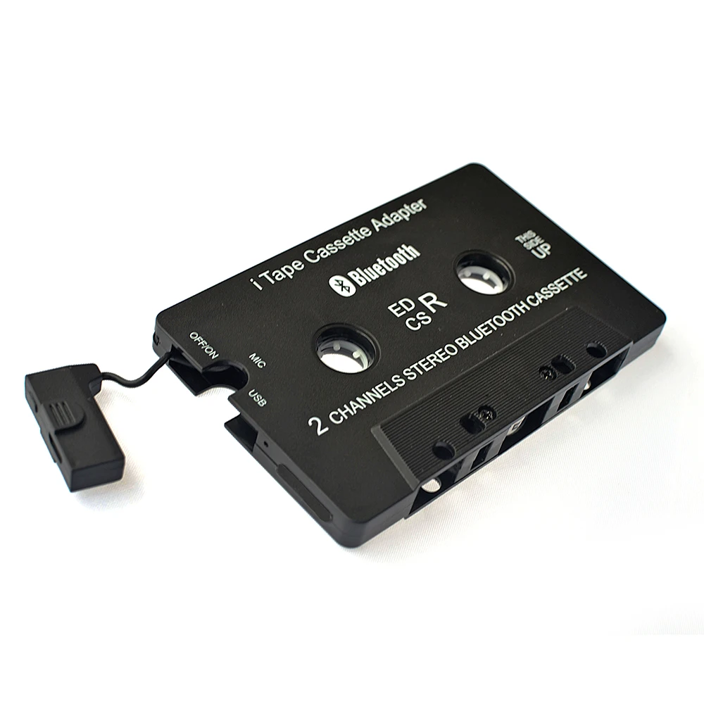 Горячая 3-го поколения Беспроводной iTape CSR V4.0+ EDR Bluetooth Кассетный адаптер работает во время зарядки стерео аудио приемник для автомобиля проигрыватель колоды