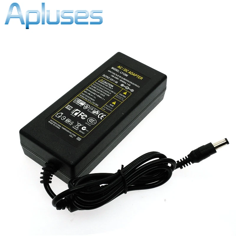 12V 6A AC/DC блок питания зарядное устройство Трансформатор Адаптер для 5050 3528 LED RGB